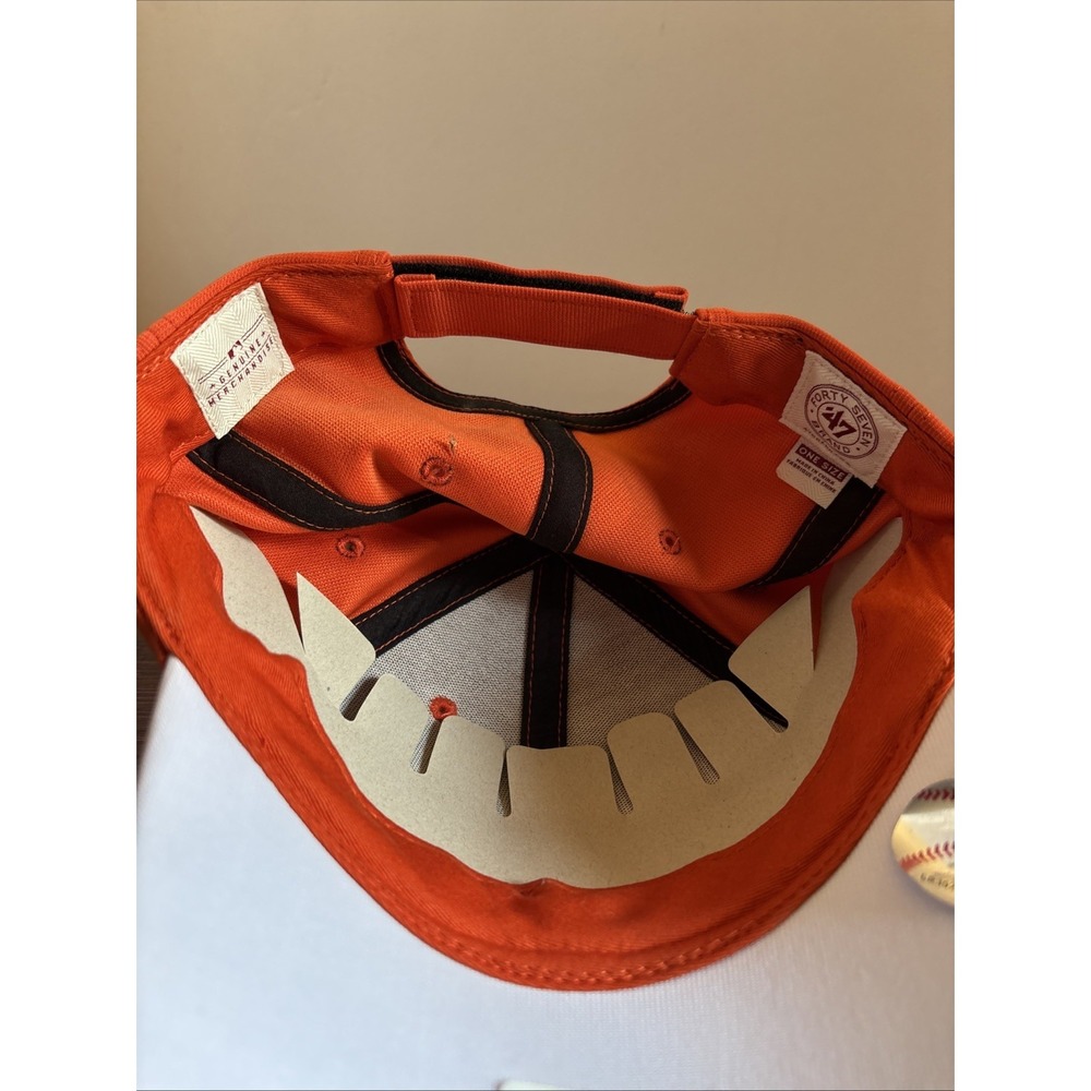 HOUSTON ASTROS MLB NEW ERA 9FORTY THE LEAGUE STRAPBACK HAT CAP ORANGE / BLUE - Picture 4 of 4